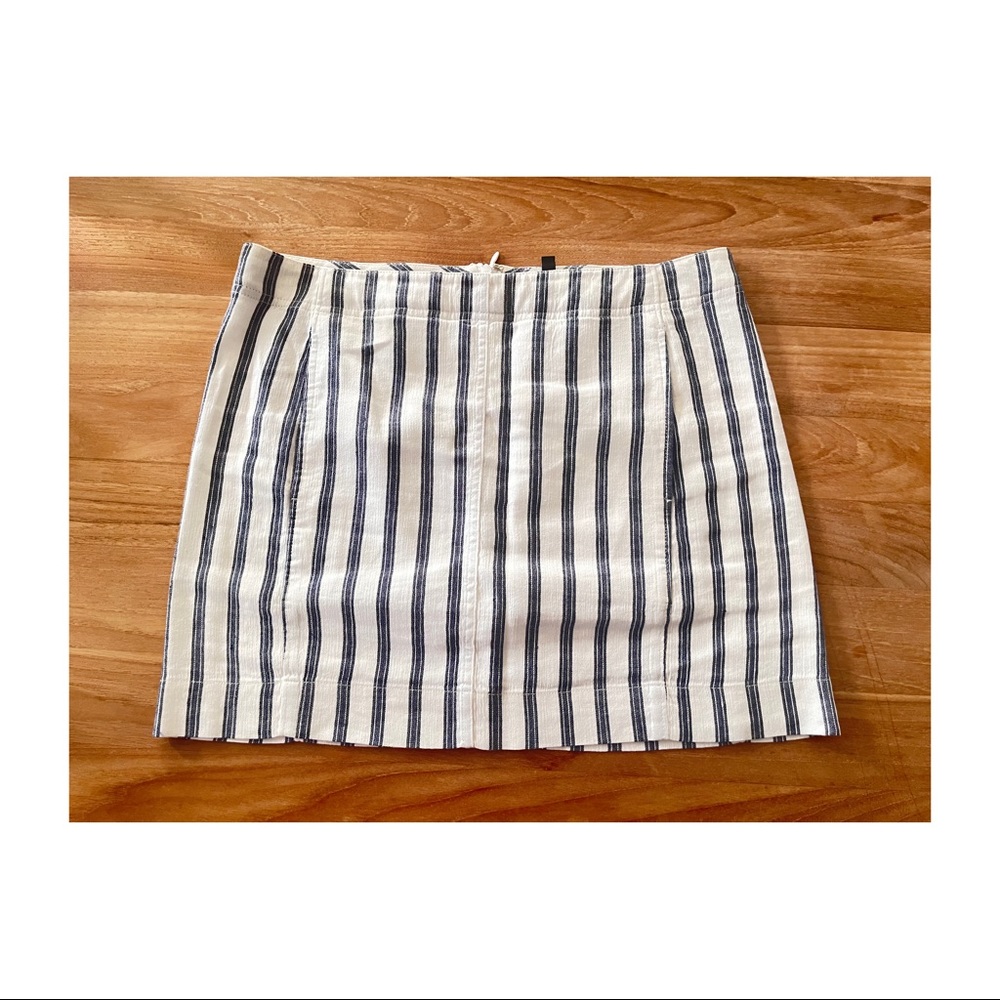 Theory striped skirt